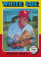 1975 Topps #110 Wilbur Wood Baseball Card
