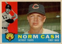 1960 Topps #488 Norm Cash Baseball Card
