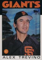 1986 Topps #444 Alex Trevino Baseball Card