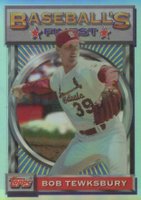 1993 Finest #193 Bob Tewksbury Refractor Baseball Card