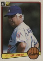 1983 Donruss #136 Tom Lasorda Correct spell Lasorda Baseball Card