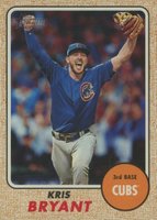 2017 Topps Heritage  #500 Kris Bryant Action Baseball Card