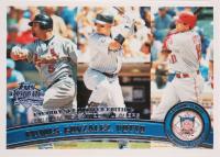 2011 Topps #138 Albert Pujols/Carlos Gonzalez/Joey Votto Factory Set Limited Edition Baseball Card