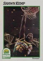 1991 Hoops #200 Shawn Kemp Basketball Card