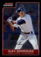 2006 Bowman Chrome #100 Alex Rodriguez Baseball Card