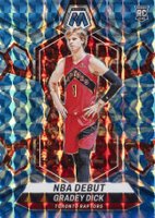 2023 Panini Mosaic #260 Gradey Dick Reactive Blue Basketball Card