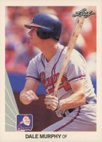 1990 Leaf #243 Dale Murphy Baseball Card