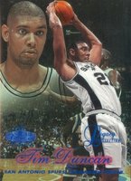 1997 Flair Showcase Legacy Collection #5 Tim Duncan Row 2 Basketball Card