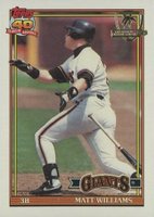 1991 Topps Desert Shield #190 Matt Williams Baseball Card