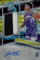 2023 Panini Spectra #201 Keyonte George Jersey Autograph-Interstellar Basketball Card