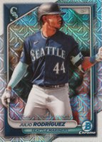 2024 Bowman Mega Box Chrome #90 Julio Rodriguez Baseball Card