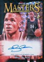 2023 Topps Finest Masters Autographs #MARA Ray Allen Black Geometric Basketball Card