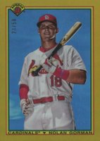 2020 Bowman Chrome 1990 Bowman #90BNG Nolan Gorman Gold Refractor Baseball Card