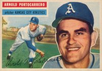 1956 Topps #53g Arnold Portocarrero Gray Back Baseball Card