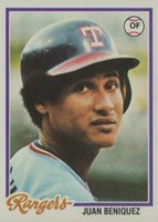1978 Topps #238 Juan Beniquez Baseball Card