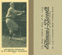 1916 Famous & Barr Co. #171 Charles Stengel Baseball Card