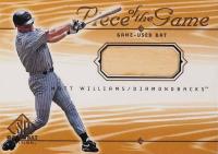 2001 SP Game Bat Piece of the Game #MW Matt Williams Baseball Card