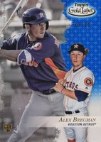 2017 Topps Gold Label #21 Alex Bregman Class 2-Blue Baseball Card