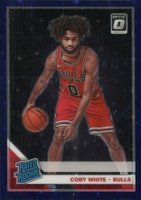 2019 Panini Donruss Optic #180 Coby White Purple Stars Basketball Card