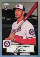 2021 Topps Chrome Platinum Anniversary #9 Luis Garcia Refractor Baseball Card