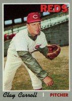 1970 Topps #133 Clay Carroll Baseball Card