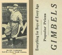 1916 Gimbels #102 Hans Lobert Baseball Card
