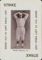 1914 Polo Grounds Game # Joe Wood Baseball Card