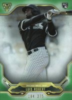 2020 Topps Triple Threads #24 Luis Robert Emerald Baseball Card