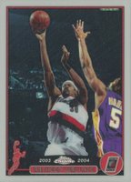 2003 Topps Chrome #92 Rasheed Wallace Refractor Basketball Card