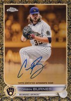 2022 Topps Gilded Collection Topps Chrome Gold Etch Autographs #CBU Corbin Burnes Baseball Card