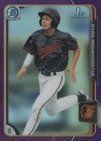 2015 Bowman Draft #80 Ryan Mountcastle Chrome-Purple Refractor Baseball Card