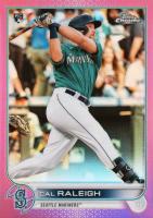 2022 Topps Chrome #149 Cal Raleigh Pink Refractor Baseball Card