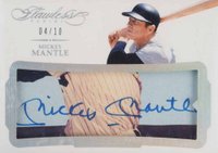 2017 Panini Flawless Flawless Cuts #FC-MM Mickey Mantle Baseball Card