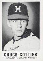 1960 Leaf #138 Chuck Cottier Baseball Card