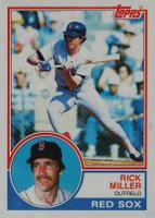 1983 Topps #188 Rick Miller Baseball Card