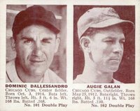 1941 Double Play #101/102 Dallessandro/Galan Baseball Card