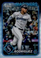 2024 Topps Chrome Lids #49 Julio Rodriguez Refractor Baseball Card