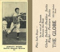 1916 The Globe Clothing #54 Johnny Evers Baseball Card