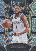 2023 Panini Select #367 Mikal Bridges Elephant Basketball Card