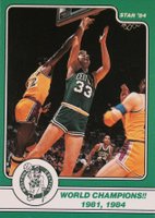 1984 Star Larry Bird #14 World Champions 1981, 1984 Basketball Card
