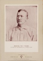 1902 Sporting Life Cabinets #715 Cy Young Boston, AL, 1902 Baseball Card