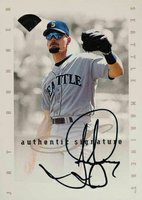 1996 Leaf Signature Extended Autographs # Jay Buhner Baseball Card