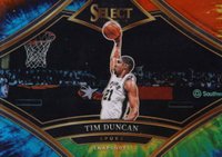 2023 Panini Select Snapshots #15 Tim Duncan Tie-Dye Prizm Basketball Card