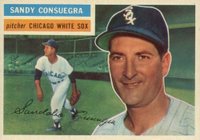 1956 Topps #265 Sandy Consuegra Baseball Card