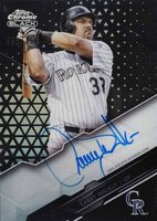 2020 Topps Chrome Black Autographs #LW Larry Walker Refractor Baseball Card