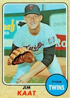 1968 Topps #450 Jim Kaat Baseball Card