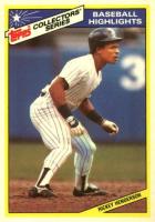 1987 Woolworth #3 Rickey Henderson Baseball Card