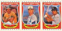 1973 Kellogg's # Reggie Jackson/Bill Stoneman/Lou Piniella Panel Baseball Card