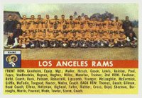 1956 Topps #114 Los Angeles Rams Football Card