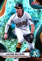 2024 Bowman's Best Top Prospects #TP16 Jacob Wilson Aqua Lava Baseball Card